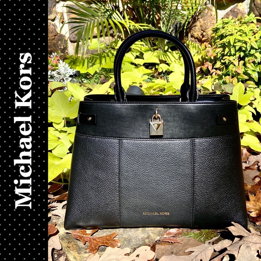 Michael Kors Pebbled Leather Gramercy Lg Satchel